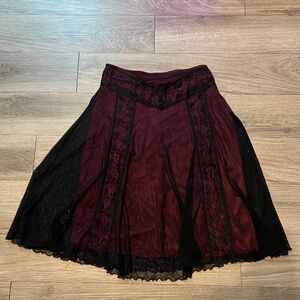 Betsey Johnson evening midi skirt
